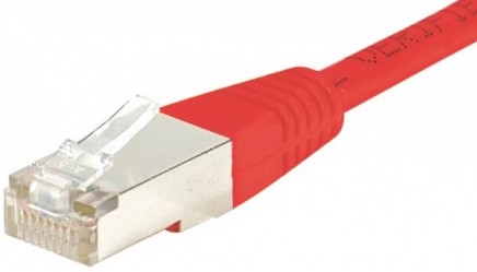cable ethernet ftp rouge 1,5m cat 5e