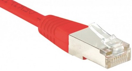 cable ethernet ftp rouge 5m cat 5e