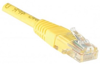 cable ethernet utp jaune 15m cat 5e