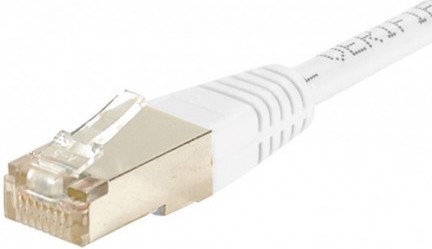 cable ethernet ftp blanc 0,5m cat 6
