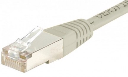 cable ethernet ftp gris 0,5m cat 6