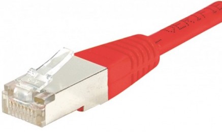 cable ethernet ftp rouge 0,5m cat 6