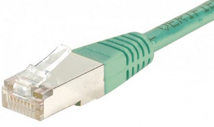 cable ethernet ftp vert 0,5m cat 6