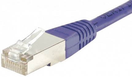 cable ethernet ftp violet 0,5m cat 6