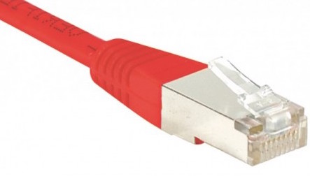 cable ethernet ftp rouge 15m cat 6