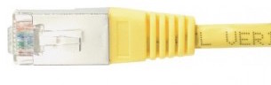 cable ethernet ftp jaune 1m cat 6