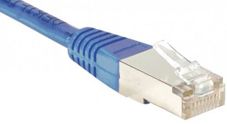cable ethernet ftp bleu 2m cat 6