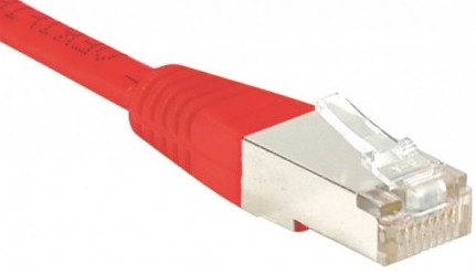 cable ethernet ftp rouge 2m cat 6
