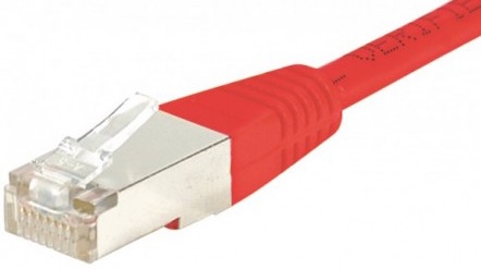 cable ethernet ftp rouge 5m cat 6