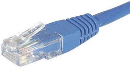 cable ethernet utp bleu 0,5m catégorie 6