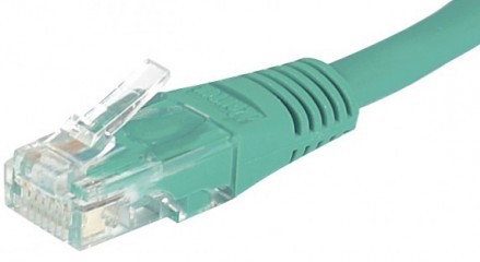 cable ethernet utp vert 0,5m catégorie 6