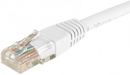 cable ethernet utp blanc 10m catégorie 6