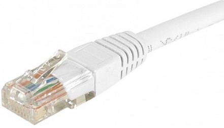 cable ethernet utp blanc 1m catégorie 6