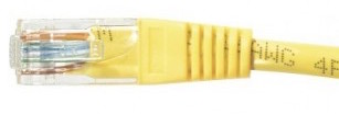 cable ethernet utp jaune 1m catégorie 6