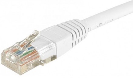 cable ethernet utp blanc 20m catégorie 6