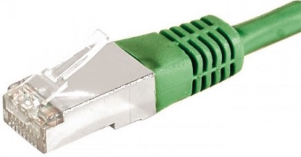cable ethernet f/utp vert 0,15m catégorie 6a