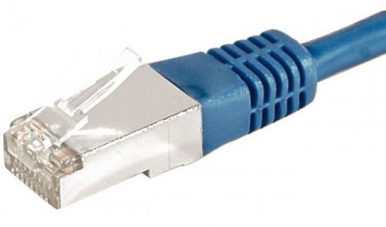 cable ethernet f/utp bleu 20m catégorie 6a