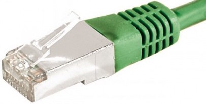 cable ethernet f/utp vert 5m catégorie 6a