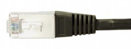 Câble RJ45 CAT6 F/UTP étanche - Noir - (0,5m) - Achat / Vente sur