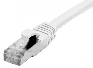 cable ethernet f/utp blanc 0,15m catégorie 6a