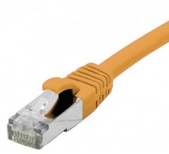 cable ethernet f/utp orange 0,15m catégorie 6a