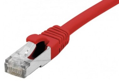 cable ethernet f/utp rouge 0,15m catégorie 6a