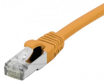 cable ethernet f/utp orange 0,3m catégorie 6a