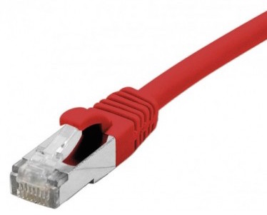 cable ethernet f/utp rouge 0,5m catégorie 6a