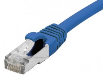 cable ethernet f/utp bleu 10m catégorie 6a