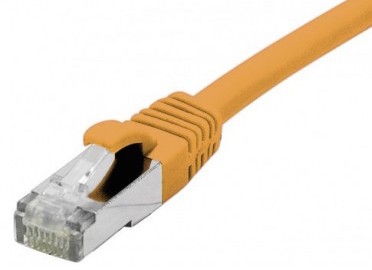 cable ethernet f/utp orange 10m catégorie 6a