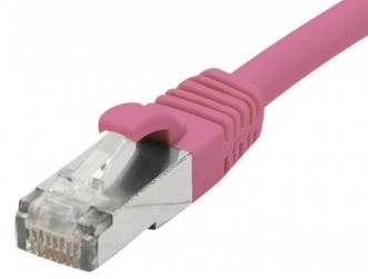 cable ethernet f/utp rose 10m catégorie 6a