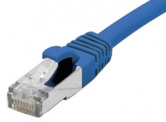 cable ethernet f/utp bleu 15m catégorie 6a