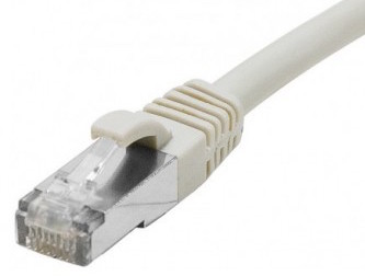cable ethernet f/utp gris 15m catégorie 6a