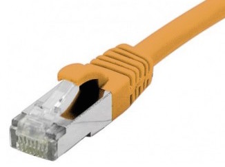 cable ethernet f/utp orange 15m catégorie 6a