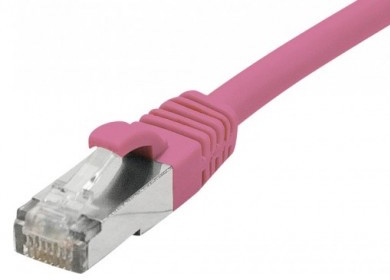 cable ethernet f/utp rose 15m catégorie 6a