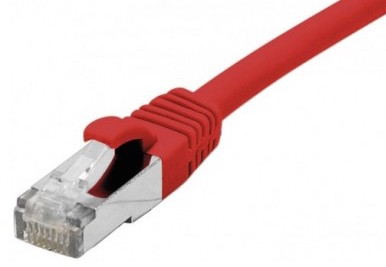 cable ethernet f/utp rouge 15m catégorie 6a