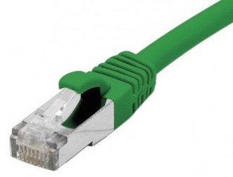 cable ethernet f/utp vert 15m catégorie 6a