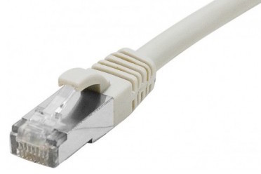 cable ethernet f/utp gris 1m catégorie 6a
