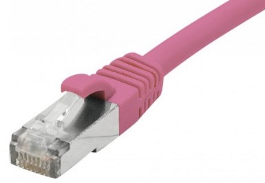 cable ethernet f/utp rose 1m catégorie 6a