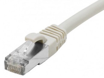 cable ethernet f/utp gris 20m catégorie 6a