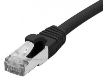 cable ethernet f/utp noir 20m catégorie 6a