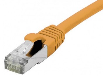 cable ethernet f/utp orange 20m catégorie 6a