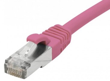 cable ethernet f/utp rose 20m catégorie 6a