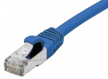 cable ethernet f/utp bleu 25m catégorie 6a