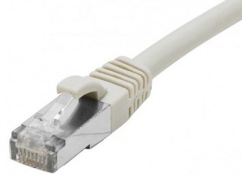 cable ethernet f/utp gris 25m catégorie 6a