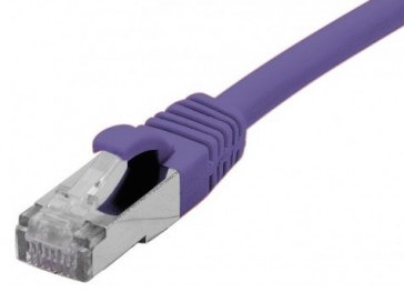 cable ethernet f/utp violet 25m catégorie 6a