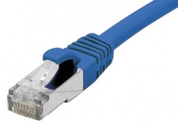 cable ethernet f/utp bleu 2m catégorie 6a