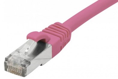 cable ethernet f/utp rose 3m catégorie 6a