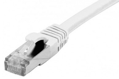 cable ethernet f/utp blanc 5m catégorie 6a