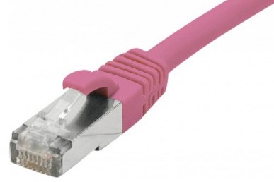 cable ethernet f/utp rose 5m catégorie 6a